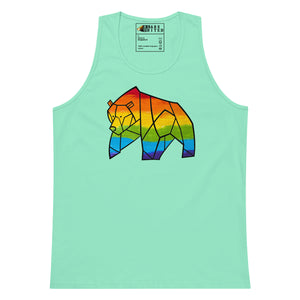 "Rainbow Bear" Men’s premium tank top