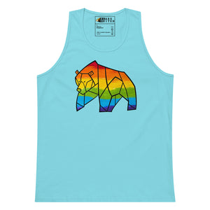 "Rainbow Bear" Men’s premium tank top